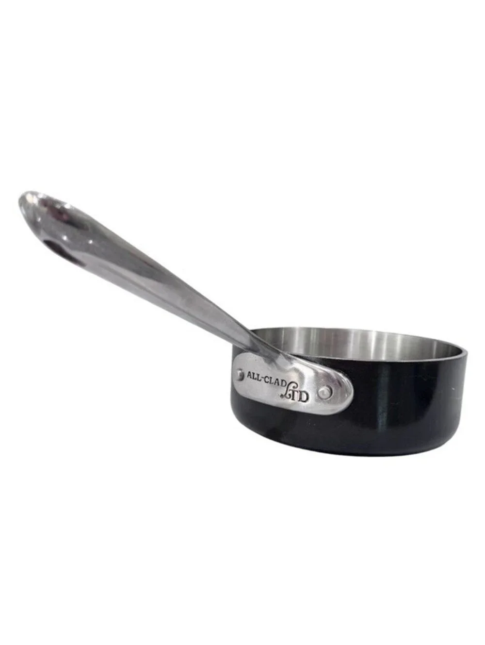 (RB) All-Clad LTD 1 Qt Saucepan Hard Anodized Aluminum Stainless Steel No Lid